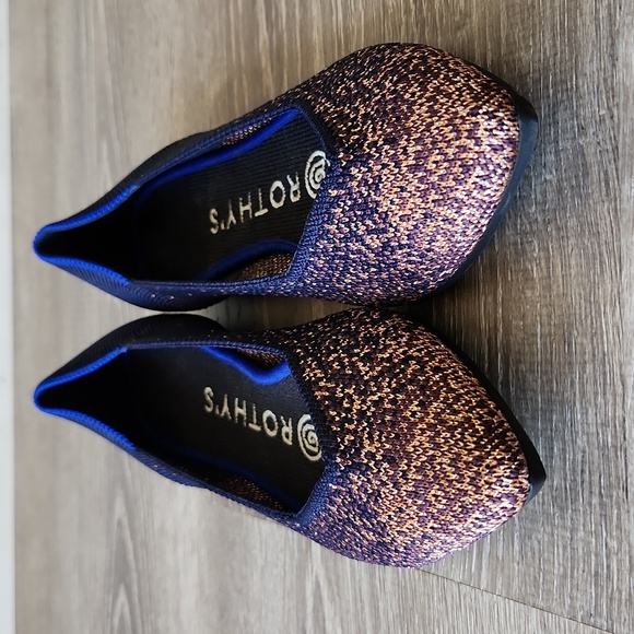 Rothy’s The Point in Midnight Metallic Size 6 - Picture 6 of 7